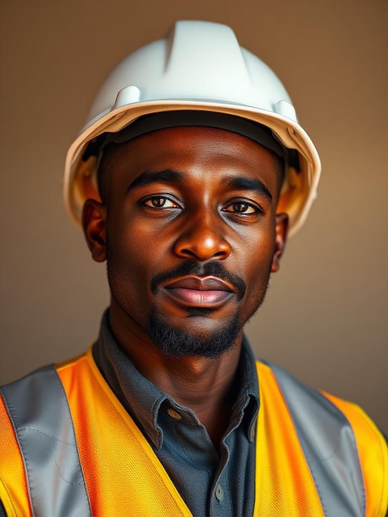 Skilled male worker